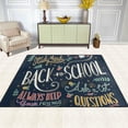 thumbnail image 3 of SKYSONIC Area Rug Pad Back to School Colorful Typography Nursery Rugs Floor Mat for Kids Playing Room Living Room Bedroom, 63 x 48 inch, 3 of 6