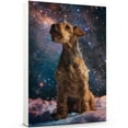 thumbnail image 3 of Lakeland Terrier Dog Lying in The Snow Canvas Print Wall Art Famous Painting for Kids Nursery Bedroom Living Room Office Home, 3 of 6
