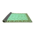 thumbnail image 2 of Ahgly Company Indoor Rectangle Oriental Turquoise Blue Modern Area Rugs, 8' x 12', 2 of 4