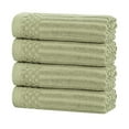 thumbnail image 2 of Superior Soho Ribbed Cotton Absorbent Hand Towel Set of 4, Sage, 2 of 9