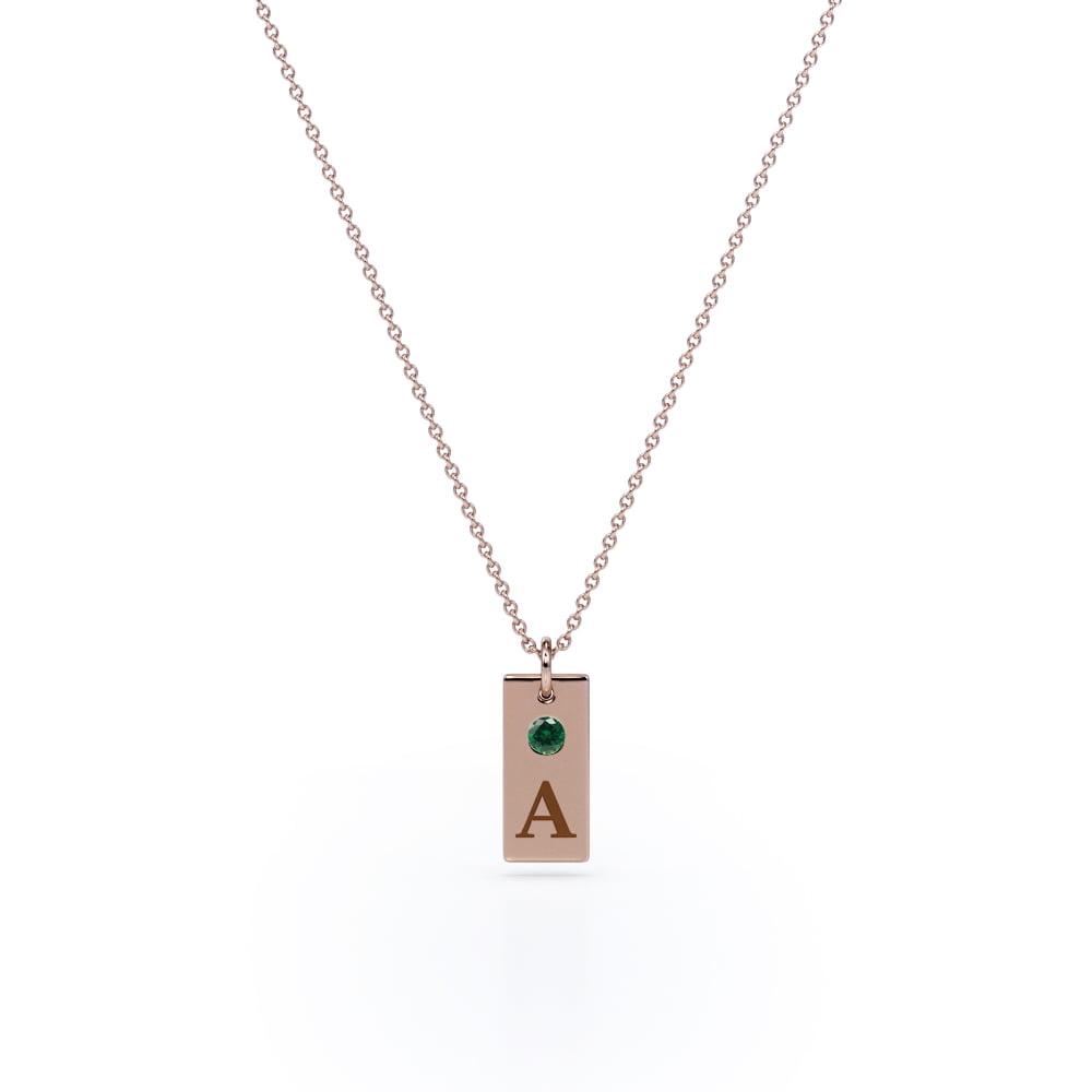 Personalized Engraved Bar Necklace 