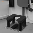 thumbnail image 4 of Squatting Toilet Stool Chair Non Easy to Clean Widen Panel Portable Mobile Sturdy Household Rounded Edge Thick Potty Chairs for Indoor, 4 of 6