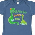 thumbnail image 4 of Inktastic My Auntie Loves Me Dinosaur Boys Baby Bodysuit, 4 of 5