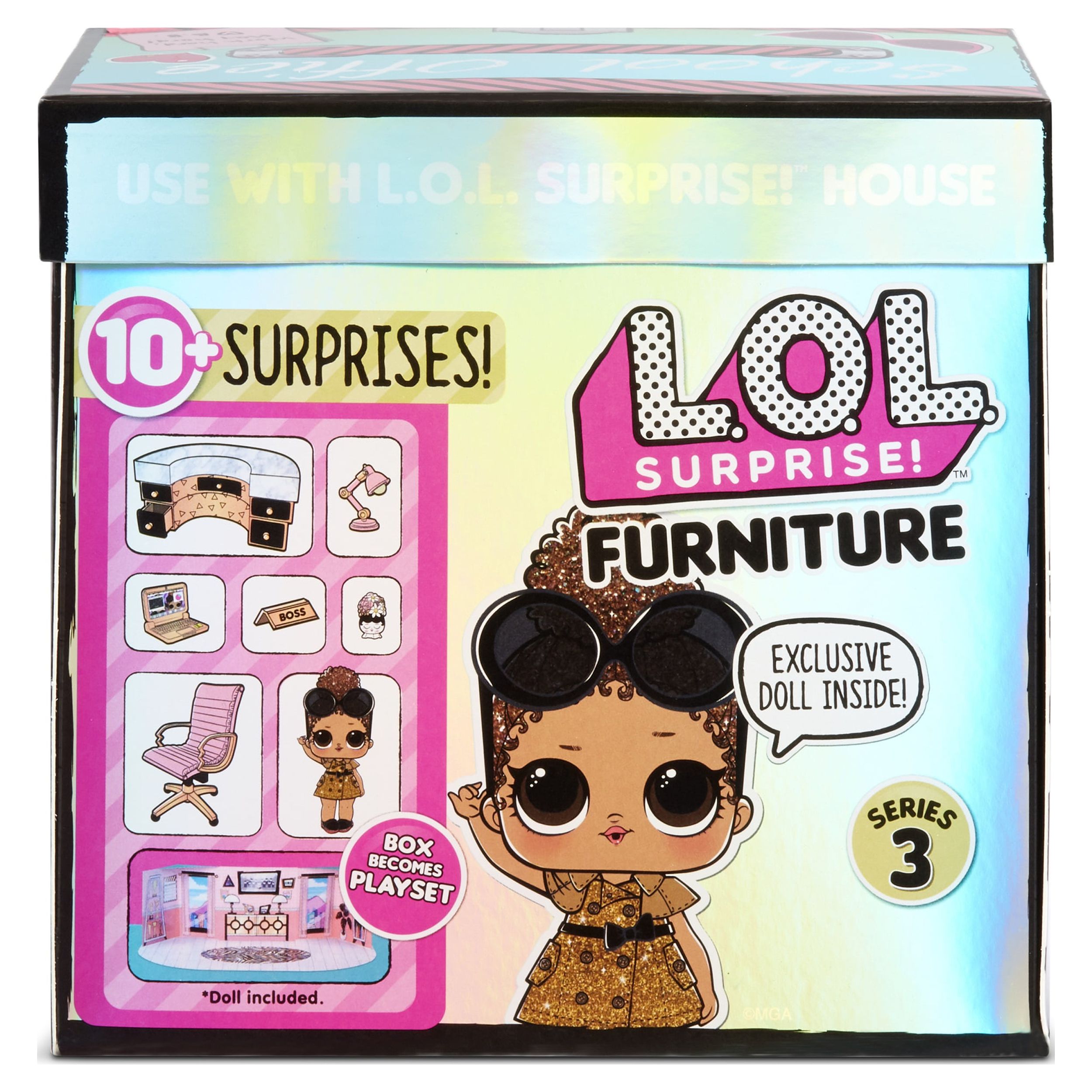 LOL Surprise Furniture School Office With Boss Queen & 10+ Surprises, Great Gift for Kids Ages 4+ - image 5 of 7