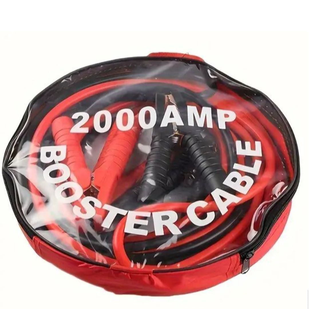4M Heavy Duty Jump Leads, 2000AMP Car Van Battery Booster Cables, Professional Jumper Cables for Gasoline & Diesel Vehicles