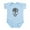 Sky Blue, variant on CafePress - Paisley Pattern Skull Infant Bodysuit - Baby Light Bodysuit, Size Newborn - 24 Months