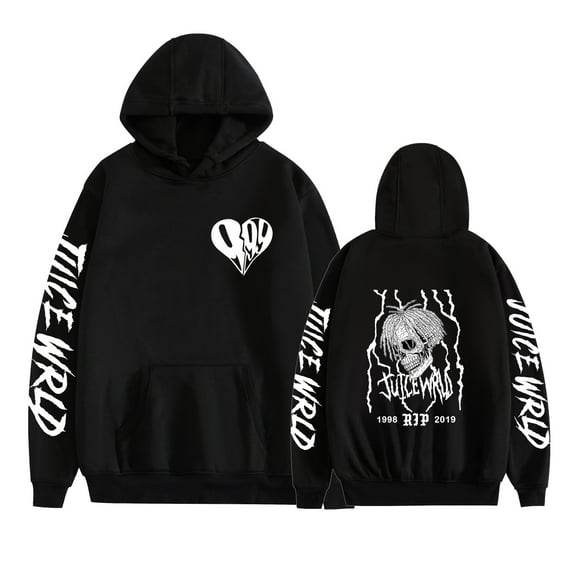 PH DOUBLE L Juice world rapper hoodie for men and women street fashion sweater popular hip hop sweatshirt winter oversized long sleeve streetwear