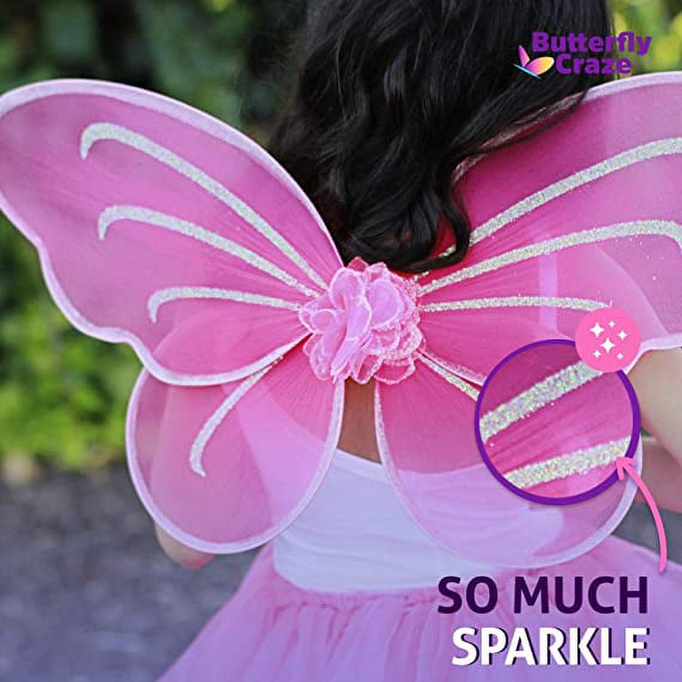 Butterfly Craze Girls' Fairy, Angel, or Butterfly Wings Costumes