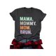 thumbnail image 1 of Mama Mommy Mom Bruh Shirt Women Mama Tshirt Mother'day Gift Shirts Funny Short Sleeve Tee Tops, 1 of 6
