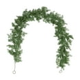thumbnail image 2 of Fmbmuo Pines Needle Wreath Garlands for Decoration Fireplace Easy to Hang 5.9 ft Green Decorations, Minimalist Plastic 1 pcs Artificial Garlands for Mantle Decor, 2 of 6