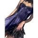 thumbnail image 4 of Txlixc Vestido de terciopelo con volantes para mujer, correa de espagueti, cuello en V, ribete de encaje, lazo, una pieza Txlixc Sexy, 4 of 8