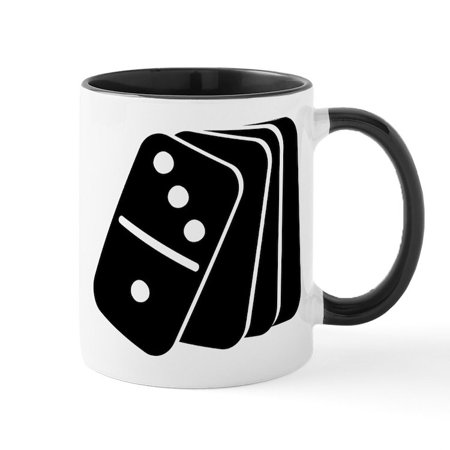 

CafePress - Domino Mug - 11 oz Ceramic Mug - Novelty Coffee Tea Cup
