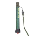 thumbnail image 2 of Army Green Portable Water Filter Straw with Ultrafiltration Membrane, 0.01 Micron Filtration for 2000L, Bottom Thread Design for Kettle Connection, Lightweight ABS&PP Construction, Includes, 2 of 6
