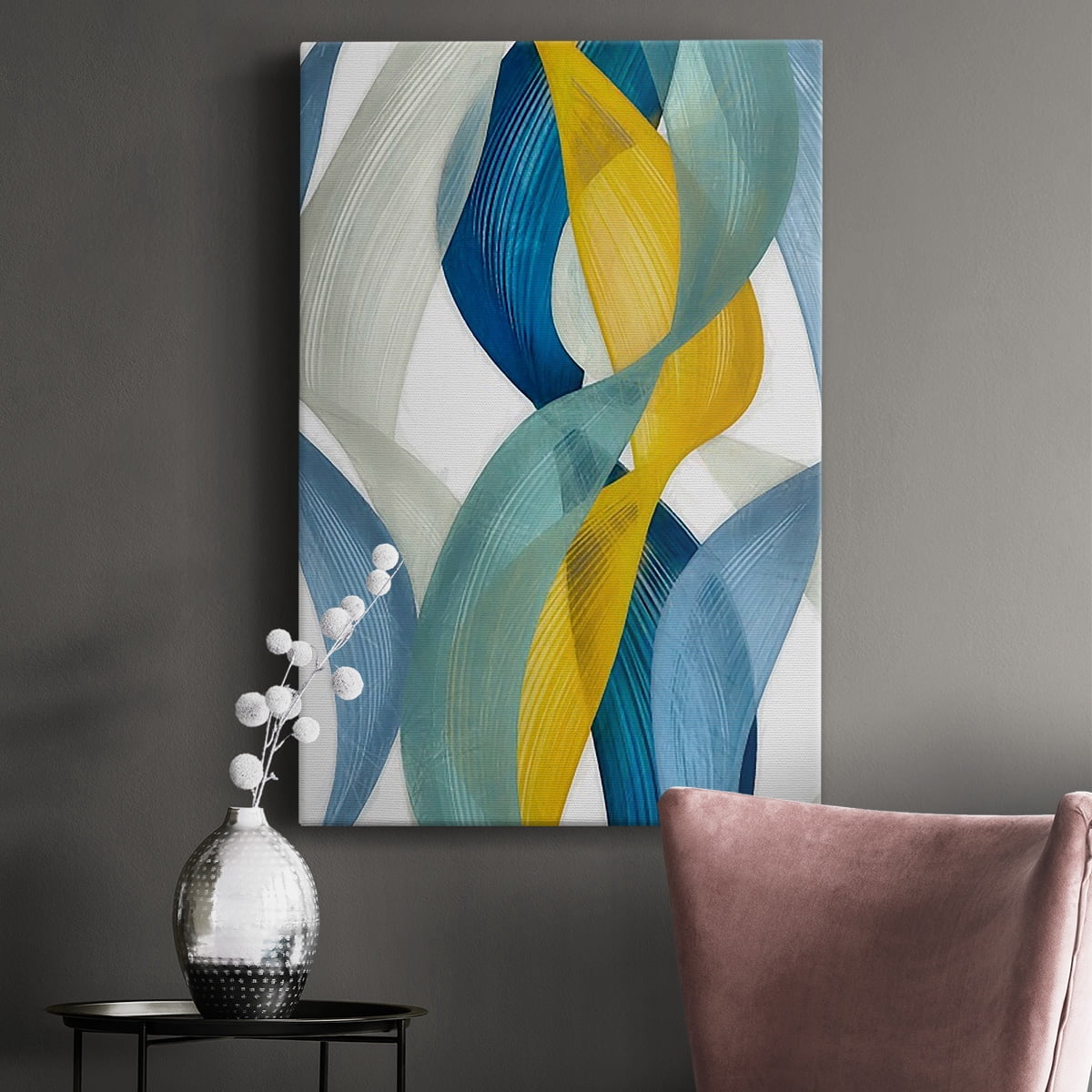 Horizontal Bands II Premium Gallery Wrapped Canvas - Ready to Hang