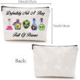 thumbnail image 2 of Makeup Bag Canvas Cosmetic Bag Evil Gift Queen Witchy Gift Multipurpose Pen Case Zipper Toiletry Travel Bag Case Purse Pouches for Women Villain Fans Party Gift 10x7Inch Mixed Color, 2 of 9