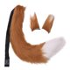 thumbnail image 1 of Conjunto de cola de orejas de lobo y zorro, disfraz de cola de orejas de lobo, conjunto de cola de pinza para el pelo con orejas de zorro, decoraciones navideñas, 1 of 5