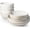9.2"+7.6"+6"(12pcs), variant on Pasta Bowls, Large Salad Serving Bowls (7.6 inch & 22 oz), Ceramic Bowl Plates Set of 4,  Embossments, Microwave and Dishwasher Safe
