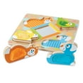 thumbnail image 5 of Melissa & Doug First Play Peek-a-Boo Pets Wooden Touch and Feel Puzzle With Mirror, 5 of 10