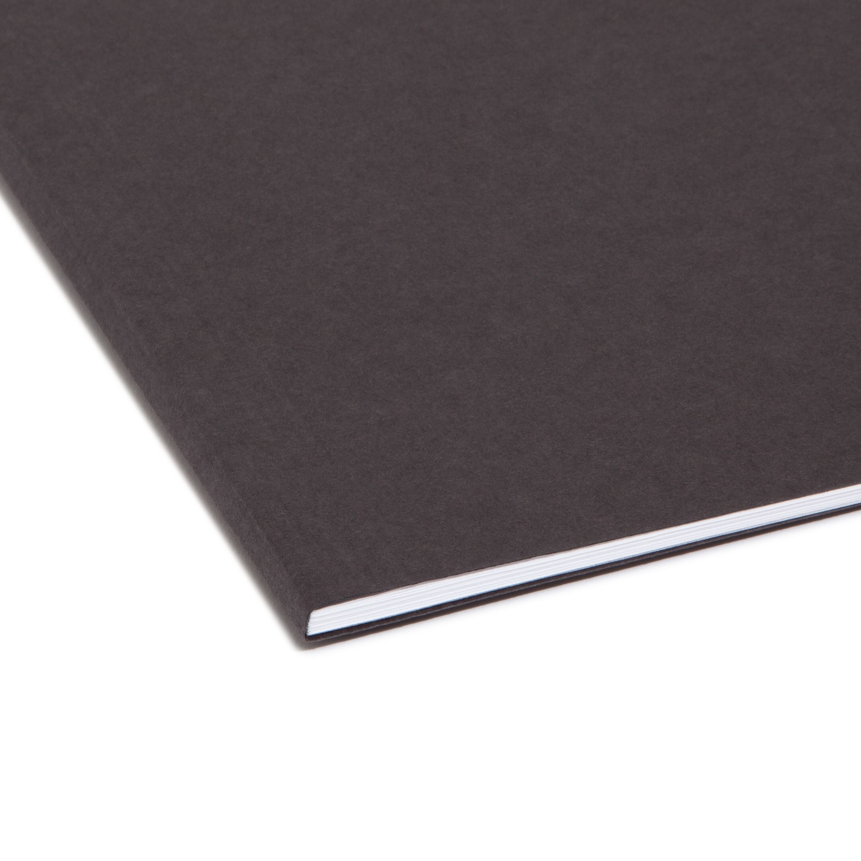 Smead Hanging File Folder with Tab, 1/5-Cut Adjustable Tab, Letter Size, Black, 25 per Box (64062)