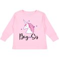 thumbnail image 3 of Inktastic Big Sis Unicorn Girls Sister Announcement Girls Long Sleeve Toddler T-Shirt, 3 of 5