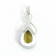 thumbnail image 5 of SATYAVIE JEWELLERY 925 Sterling Silver Lemon Quartz Pendant – Retro Statement Pendant – Artisan Jewelry Gift for Women, 5 of 6
