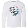 thumbnail image 3 of Inktastic Choose To Be Kind Long Sleeve Youth T-Shirt, 3 of 5