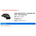 thumbnail image 2 of Neutral Safety Switch - Compatible with 2000 - 2001 Mazda MPV, 2 of 2