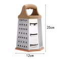 thumbnail image 2 of nipocaio Box grater, vegetable chopper, kitchen cutter, shredder for cheese and vegetables, 2 of 5