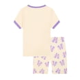 thumbnail image 2 of HWJAD Girls 2 Piece Outfits Set Kids 100% Viscose Short Sleeve T-Shirts and Shorts Sets Cartoons Summer Clothing, 2 of 10