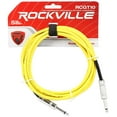 thumbnail image 2 of 5 Rockville 10'  1/4" TS to 1/4'' TS Guitar/Instrument Cable (5 Colors), 2 of 12