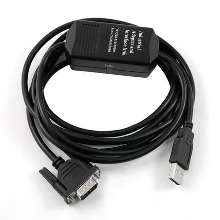 RS232 DB9 to USB PLC Programming Cable Adapter 2.4M USB-XW2Z-200S-VH ...