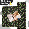 thumbnail image 4 of Butterfly and Berry Multicolor Pattern Teens Toddler Nap Mat with Pillow, Sleeping Mat Bag for Preschool Daycare 59"x22", 4 of 6