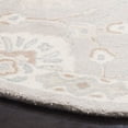thumbnail image 3 of Safavieh Heritage Francesca Floral Wool Area Rug, Silver/Ivory, 6' x 6' Round, 3 of 8