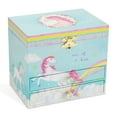 JewelKeeper Unicorn and Rainbow Musical Jewelry Box with 2 Pullout