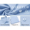 thumbnail image 6 of COOFANDY Mens Short Sleeve Button Down Shirt No Iron Casual Dress Shirt Summer Beach Shirt for Men, 6 of 12