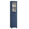 thumbnail image 3 of Homfa Narrow Kitchen Pantry Storage Cabinet, 67" Slim Pantry Cabinet with Drawer and Door, Space-Saving Freestanding Storage Cabinet for Small Place, Blue, 3 of 7