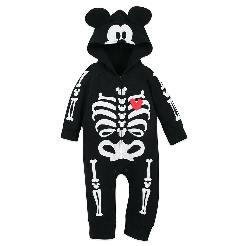 Size 4 Visita lo Store di DisneyDisney Mickey Mouse Glow-in-The-Dark Skeleton Costume for Boys 