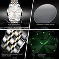 thumbnail image 1 of Reloj de cuarzo, calendario dual, reloj de hombre, reloj de hombre, reloj minimalista, 1 of 2