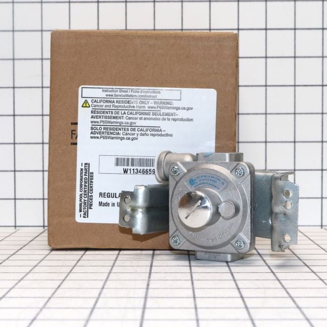 Whirlpool Range/Stove/Oven Pressure Regulator W11346659