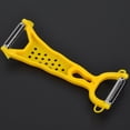 thumbnail image 3 of 3pcs Multifuncional Peeler Vegetable Fruit Peeler con mango cómodo antideslizante (color aleatorio), 3 of 5