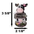 thumbnail image 3 of Ebros Gift Farm Bovine Cow Sisters 3.75” Adorable Resin Figurines, Set of 4, 3 of 9