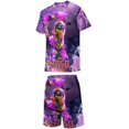 thumbnail image 2 of Kids Ninjago Short Sleeve T-Shirt And Shorts Outfit Set Athletic Mesh Shorts Set for Boys, 2 of 7
