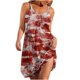 thumbnail image 1 of Vestido informal sin mangas con tirantes para mujer, cuello en V, verano, estampado de Halloween, fiesta Fridja  hj6114, 1 of 5