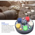 thumbnail image 2 of AVEKI Watch Oiler Kit, Watch Repair Oil Cups Watchmaker Oil Cups Cup Tools Dish Set Repair Tray Stand Holder Watch Oiler Dish Five Oil Dip Cup Metal Turntable Watch Repair Tool B0514, 2 of 7