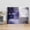 purple, variant on Navy Blue Grey Wall Art for Living Room,Canvas Picture Wall Decor for Bathroom Bedroom,Modern Ombre Oil Painted Abstract Art Painting Artwork for Office Kitchen Hallway Dining Room Home Decor 12"x16"