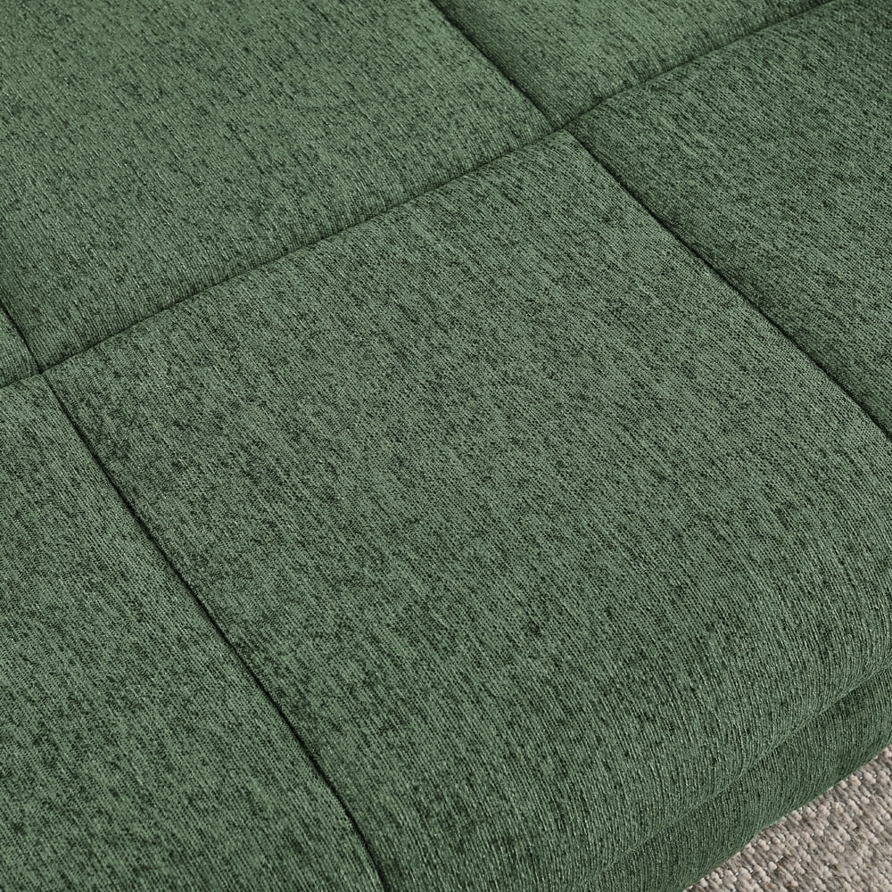 ZephyPaws 51" Durable Linen Dog Sofa for Oversized Pets, Comfortable Couch Bed with Armrests, Backrest and Stable Low-Leg Design, Green