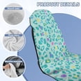 thumbnail image 6 of XYZCANDO Blue Leopard Print Seat Cover Towel Sports Towels Seats Protection for Gym Workout Running Swimming Beach and Hiking Non Slip Backing Sweatproof Cushion Protector, 6 of 7