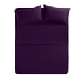 thumbnail image 4 of Sleeper Sofa Sheets Twin Size (36 x 72 + 18 Inch Deep) (Solid Purple) - 1800 Series Double Brushed Microfiber, Super Soft, Wrinkle & Fade Resitant Sofa Bed Sheets By The Great American Store, 4 of 4