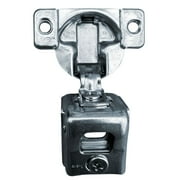 Grass 2-Pack 04498-15 TEC 864 Hinge, Wrap Mount 108 Degree, 1-3/8 Overlay, Screw-on Self Close, Compact Style Face Frame Hinge, Nickel Plated
