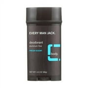 Every Man Jack Body Deodorant, Fresh Scent, 3 Oz, 3 Pack